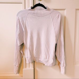 FREE PEOPLE BEACH LIGHT PURPLE/PINK SWEATER